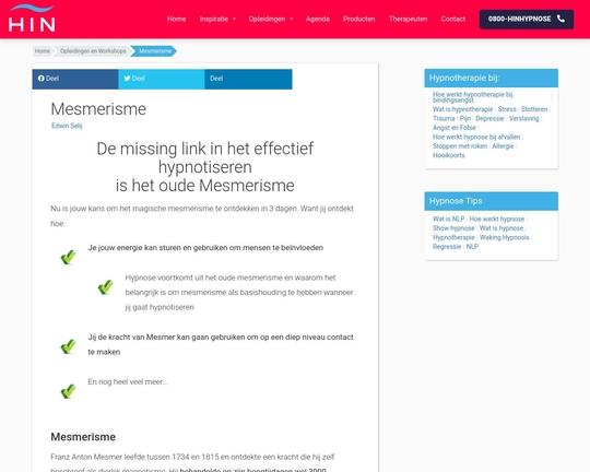 Mesmerisme ontdekken Logo