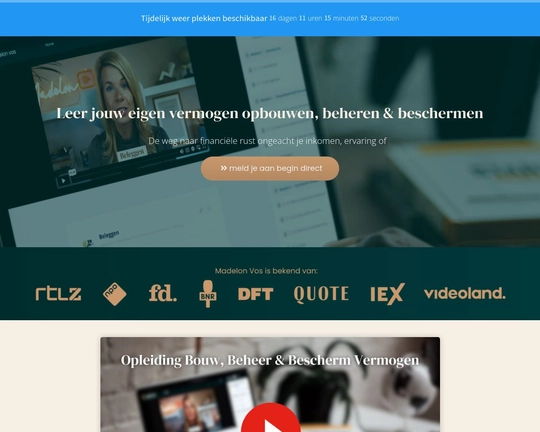 Omgaan met geld door Madelon Vos Logo