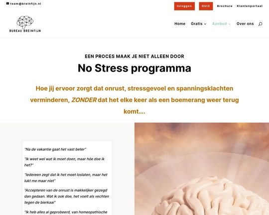 No Stress Programma - Wil je rust in je lichaam? Logo